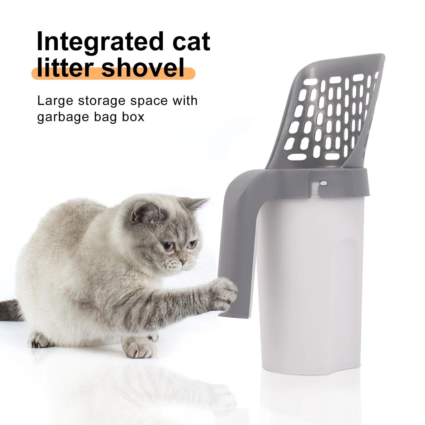 Cat Litter Shovel With Refillable Bag