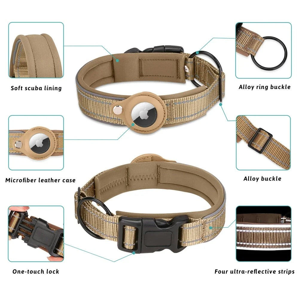 Anti Lost pet Collar (Apple AirTag)